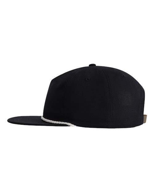 Imperial DNA001 The Original Rope Five-Panel Cap - Navy/ White - side