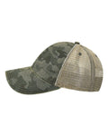 LEGACY OFA Old Favorite Trucker Cap - Black Field Camo/ Java - side