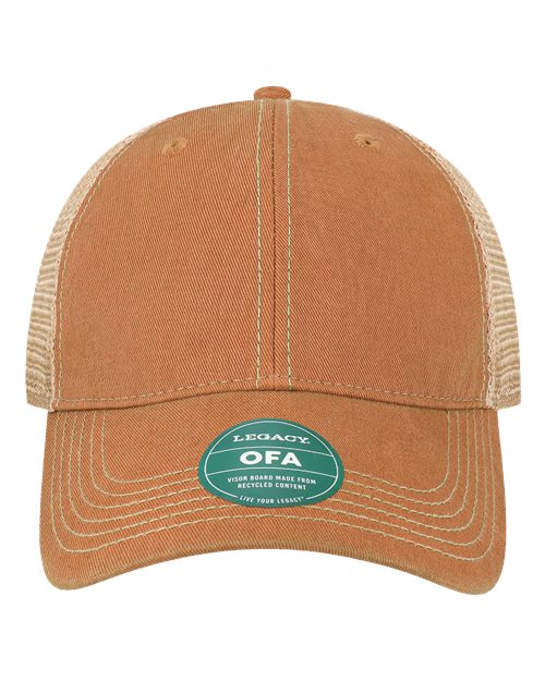 LEGACY OFA Old Favorite Trucker Cap - Texas Orange - front