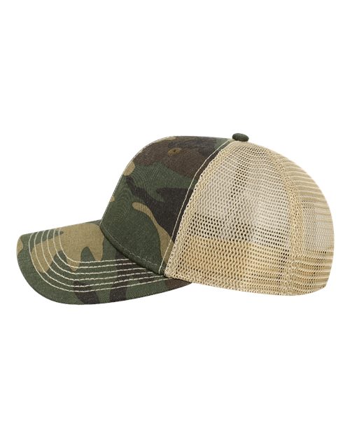 LEGACY OFMPS Old Favorite Mid Pro Trucker Cap - Army Camo/ Khaki - side