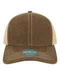 LEGACY OFMPS Old Favorite Mid Pro Trucker Cap - Brown/ Khaki - front