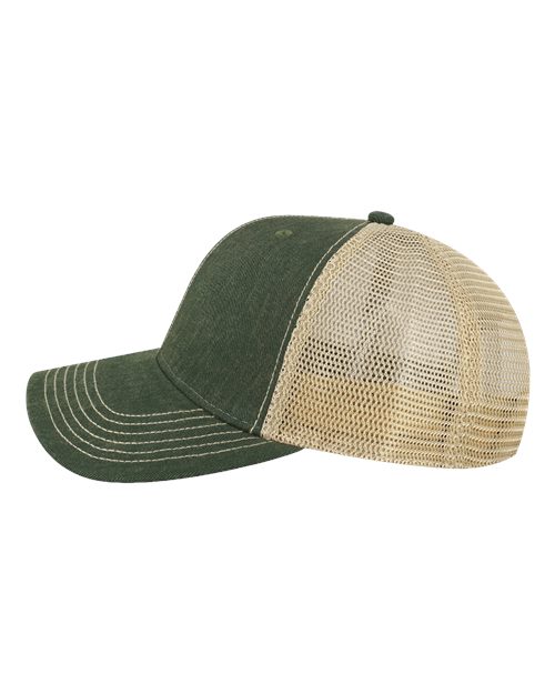 LEGACY OFMPS Old Favorite Mid Pro Trucker Cap - Dark Green/ Khaki - side