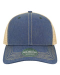 LEGACY OFMPS Old Favorite Mid Pro Trucker Cap - Royal/ Khaki - front