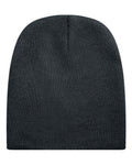 Unionwear 99B17685 Knit Winter Beanie - Black - back