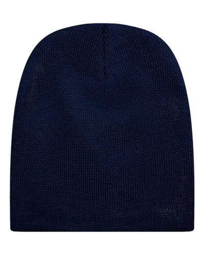 Unionwear 99B17685 Knit Winter Beanie - Navy - front
