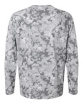 HUK H1200718 Men's Airweight KS Printed Crewneck Pullover - Sharkskin - back