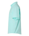 HUK H150154 Men's Kona Short Sleeve Solid Shirt - Caicos - side