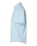 HUK H150154 Men's Kona Short Sleeve Solid Shirt - Coastal Drift Heather - side