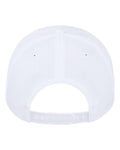 Valucap VC905 Poly Twill Cap - White - back