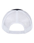 Valucap VC955 Poly Twill Trucker Cap - Navy/ White - back