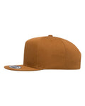 Yupoong 6007 Five-Panel Cotton Twill Snapback Cap - Caramel - side