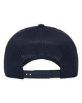 Yupoong 6606BD Retro Trucker Rope Cap - Navy - back
