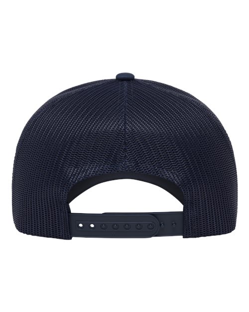Yupoong 6606BD Retro Trucker Rope Cap - Navy - back