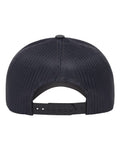 Yupoong 6606BD Retro Trucker Rope Cap - Charcoal - back