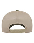 Yupoong 6606BD Retro Trucker Rope Cap - Moss Green/ Khaki - back