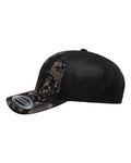 Yupoong 6606 Retro Trucker Cap - Obskura Nox - side