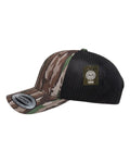 Yupoong 6606 Retro Trucker Cap - Realtree Original/ Black - side