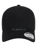 Yupoong 6606NU NU Retro Trucker Cap - Black - front