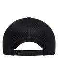 Yupoong 6606NU NU Retro Trucker Cap - Charcoal/ Black - back