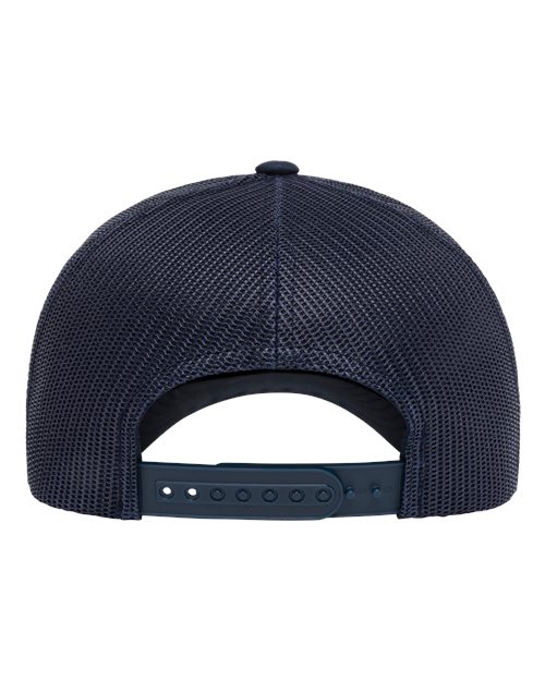 Yupoong 6606NU NU Retro Trucker Cap - Navy - back