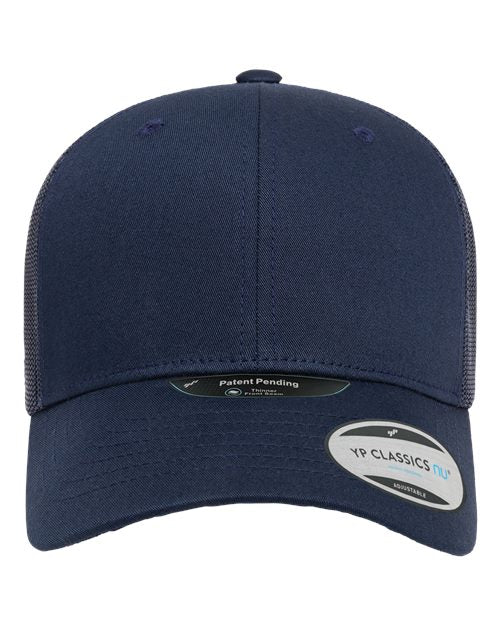 Yupoong 6606NU NU Retro Trucker Cap - Navy - front