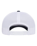 Yupoong 6606NU NU Retro Trucker Cap - Navy/ White - back