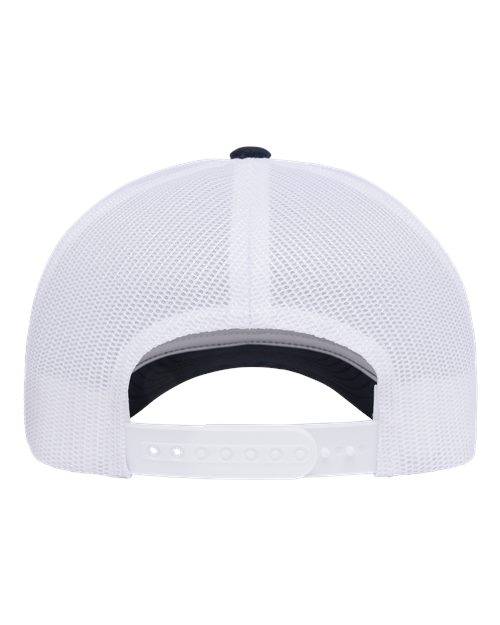 Yupoong 6606NU NU Retro Trucker Cap - Navy/ White - back