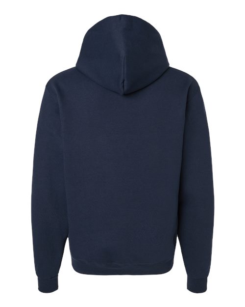 Champion S7CB0 Unisex Powerblend Contrast Color Hooded Sweatshirt - Navy/ Light Steel - back