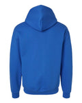 Champion S7CB0 Unisex Powerblend Contrast Color Hooded Sweatshirt - Royal Blue/ Light Steel - back