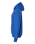 Champion S7CB0 Unisex Powerblend Contrast Color Hooded Sweatshirt - Royal Blue/ Light Steel - side