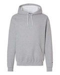 Champion S7CB0 Unisex Powerblend Contrast Color Hooded Sweatshirt - Light Steel/ White - front