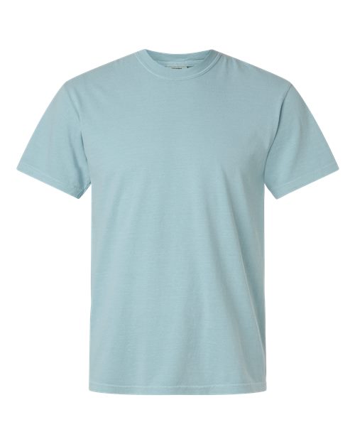 Comfort Colors CC1717 Garment-Dyed Heavyweight T-Shirt - Yankey Blue - front