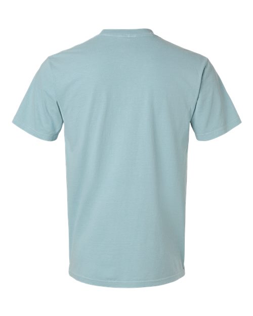 Comfort Colors 6030 Unisex Garment-Dyed Heavyweight Pocket T-Shirt - Yankey Blue - back