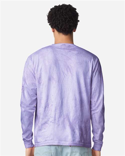 Comfort Colors 6045 Unisex Colorblast Long Sleeve T-Shirt - Amethyst - back