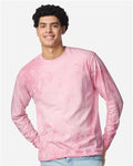 Comfort Colors 6045 Unisex Colorblast Long Sleeve T-Shirt - Hibiscus - front