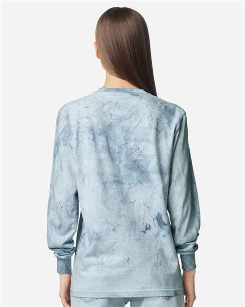 Comfort Colors 6045 Unisex Colorblast Long Sleeve T-Shirt - Ocean - back