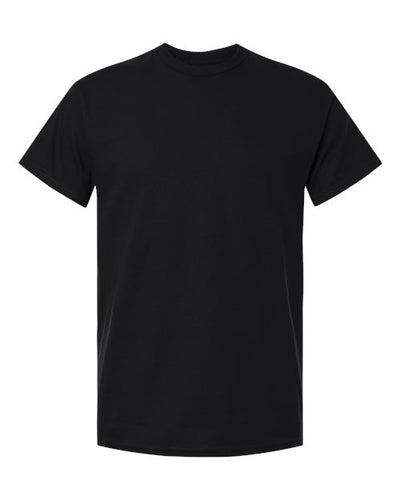 Gildan 5000T Unisex Heavy Cotton Tall T-Shirt - Black - front