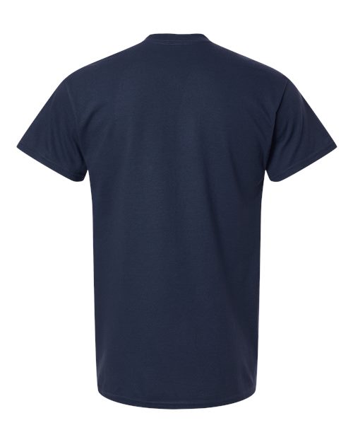 Gildan 5000T Unisex Heavy Cotton Tall T-Shirt - Navy - back