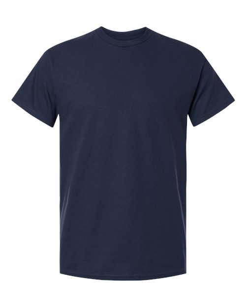 Gildan 5000T Unisex Heavy Cotton Tall T-Shirt - Navy - front
