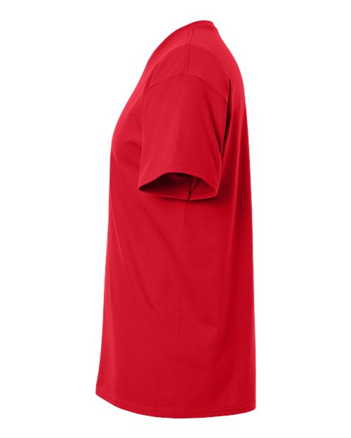 Gildan 5000T Unisex Heavy Cotton Tall T-Shirt - Red - side