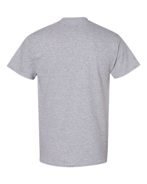 Gildan 5000T Unisex Heavy Cotton Tall T-Shirt - Sport Grey - back