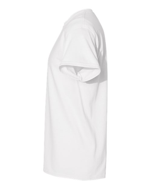 Gildan 5000T Unisex Heavy Cotton Tall T-Shirt - White - side