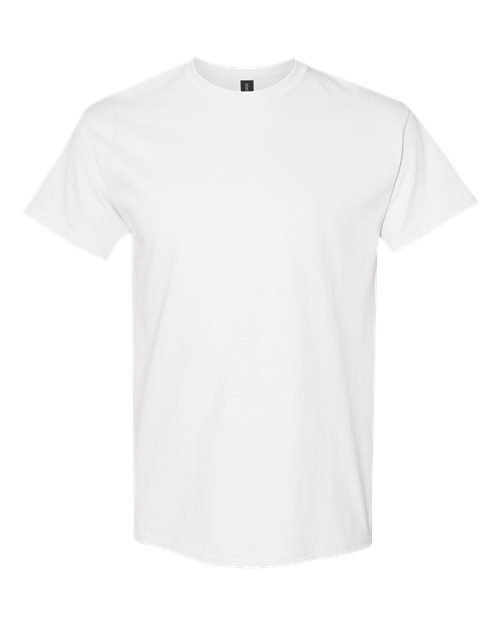 Gildan 5000T Unisex Heavy Cotton Tall T-Shirt - White - front