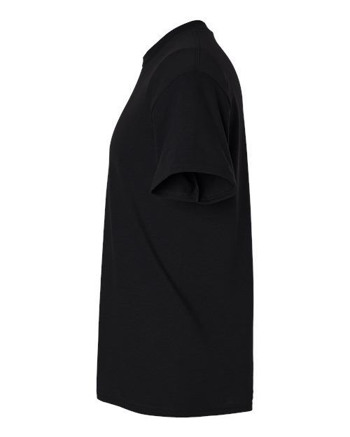 Gildan 8000T Unisex DryBlend Tall T-Shirt - Black - side