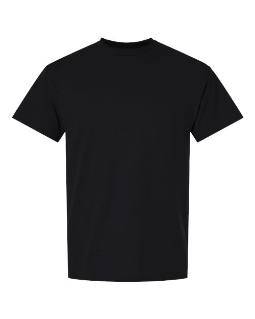 Gildan 8000T Unisex DryBlend Tall T-Shirt - Black - front