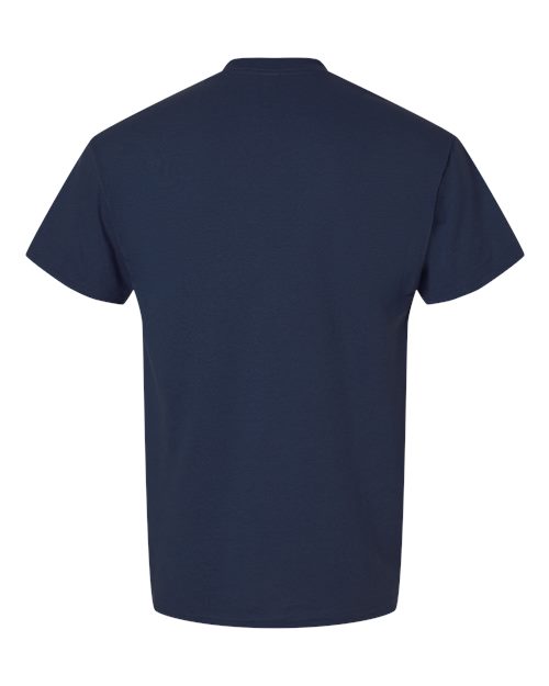 Gildan 8000T Unisex DryBlend Tall T-Shirt - Navy - back