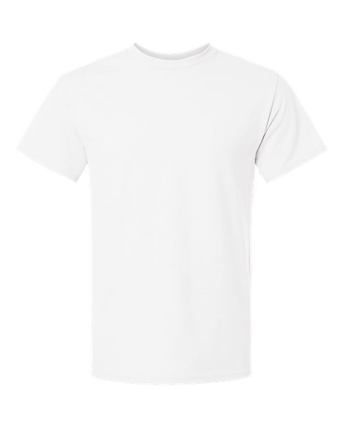 Gildan 8000T Unisex DryBlend Tall T-Shirt - White - front