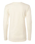 Tultex 214LS Women's Fine Jersey T-Shirt - Natural - back