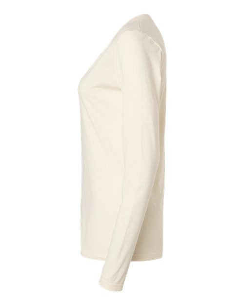 Tultex 214LS Women's Fine Jersey T-Shirt - Natural - side