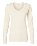 Tultex 214LS Women's Fine Jersey T-Shirt - Natural - front